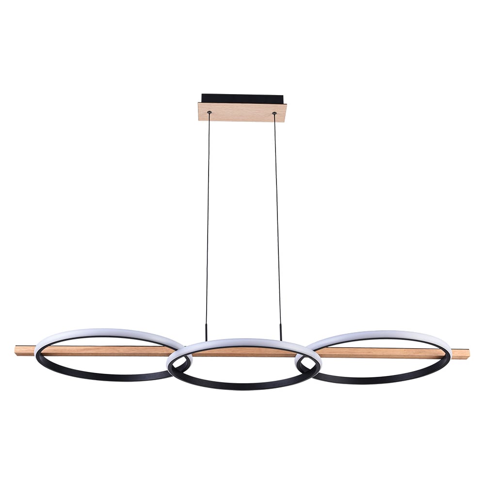 Изображение товара ARTE LAMP FLUIDO A3913SP-24BK - подвесная люстра с пультом, 24 Вт, 12 м2, 2700-6000 К