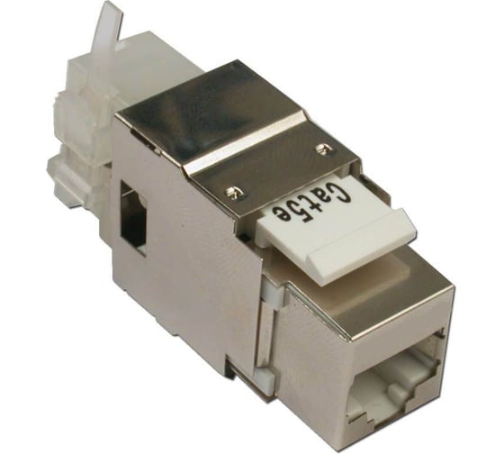 Изображение товара Вставка LANMASTER Keystone RJ-45, категория 5e, экранированная, 180 градусов, LAN-OK45S5E/180