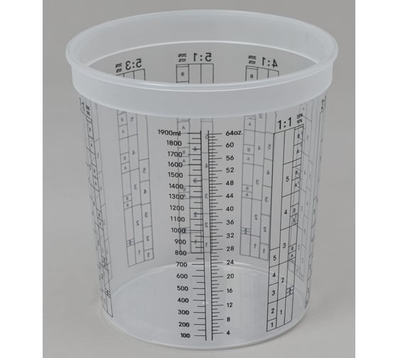 Изображение товара Ёмкость для смешивания красок (мерный стакан) TILFLEX 2300 мл, 25 шт. TL37-2300/25