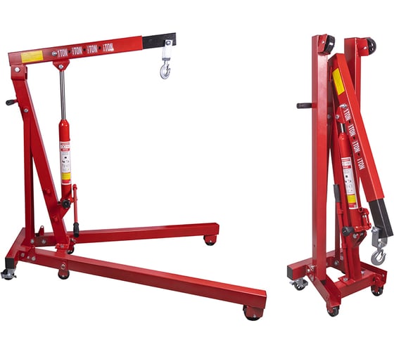 Изображение товара Гидравлический кран СТАНКОИМПОРТ складной, 1 т T31002