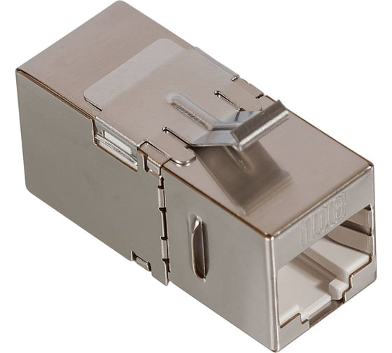 Изображение товара Повторитель портов LANMASTER RJ-45, 90 градусов, кат.6A, формата Keystone	LAN-KCP45S6A/90