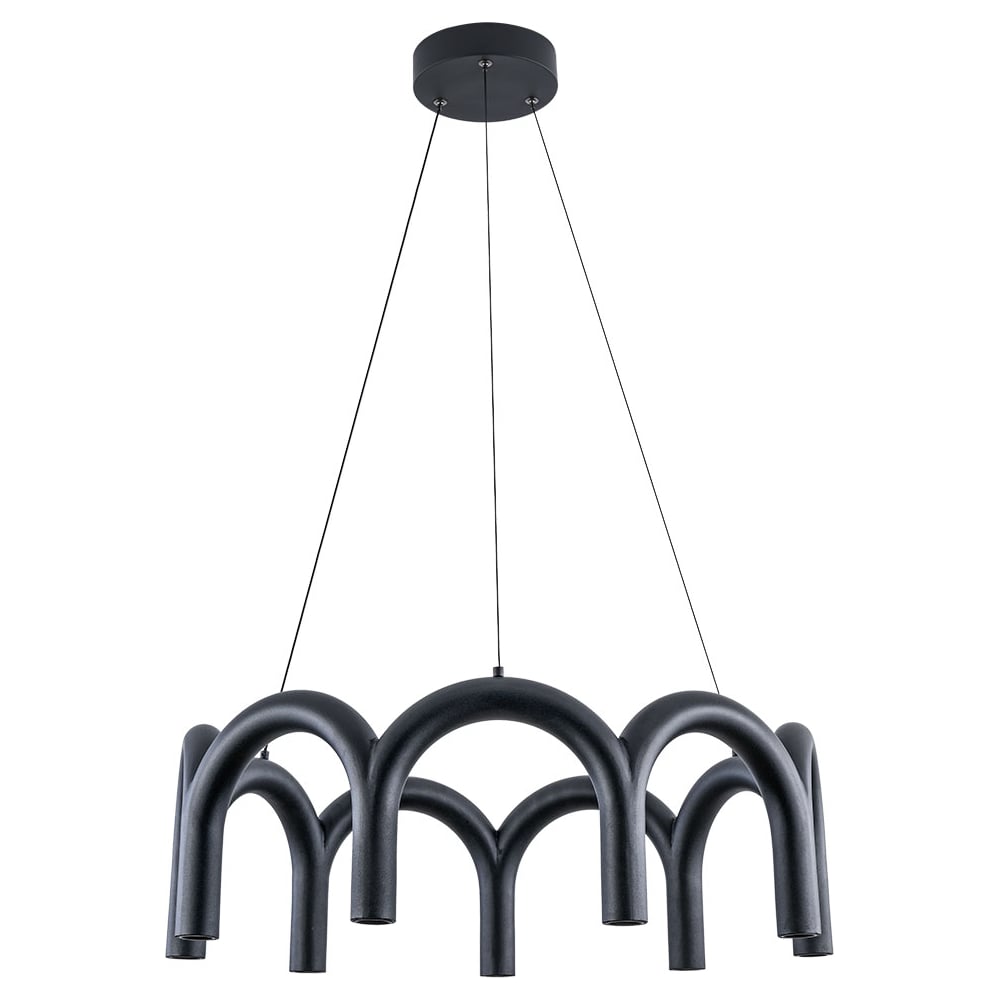 Изображение товара Подвесная люстра ARTE LAMP WARHOL A3258LM-45BK с встроенными светодиодами и регулируемой высотой