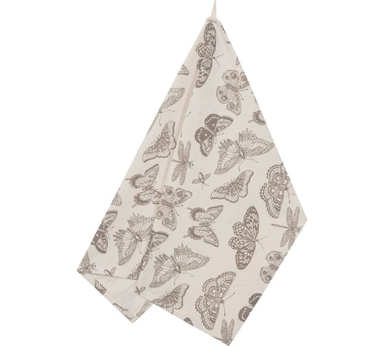 Изображение товара Полотенце Guten Morgen рогожка, Бабочки, 45x60 см Пр-БС-45-60