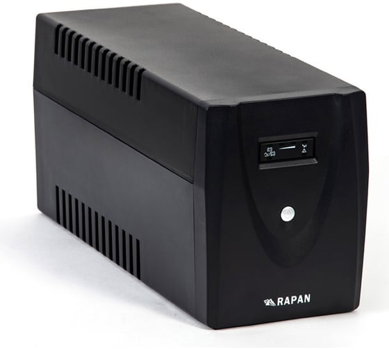 Изображение товара Источник бесперебойного питания RAPAN UPS 1500 220В 1500ВА/900Вт меандр с АКБ 2х7Ач 736