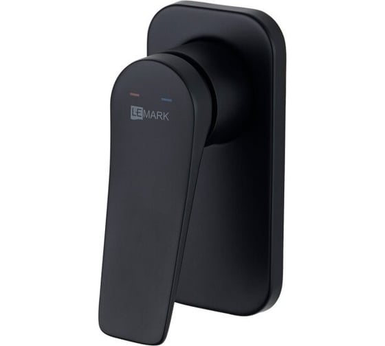 Изображение товара Смеситель для душа встраиваемый Lemark Бронкс, без аксессуаров, черный LM3723BL