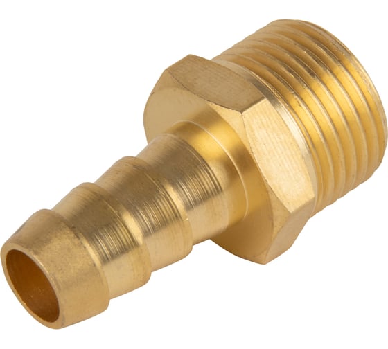 Изображение товара Штуцер пневматический елочка, внешняя резьба 3/8", 10 мм Optimus OPT-73010HHM