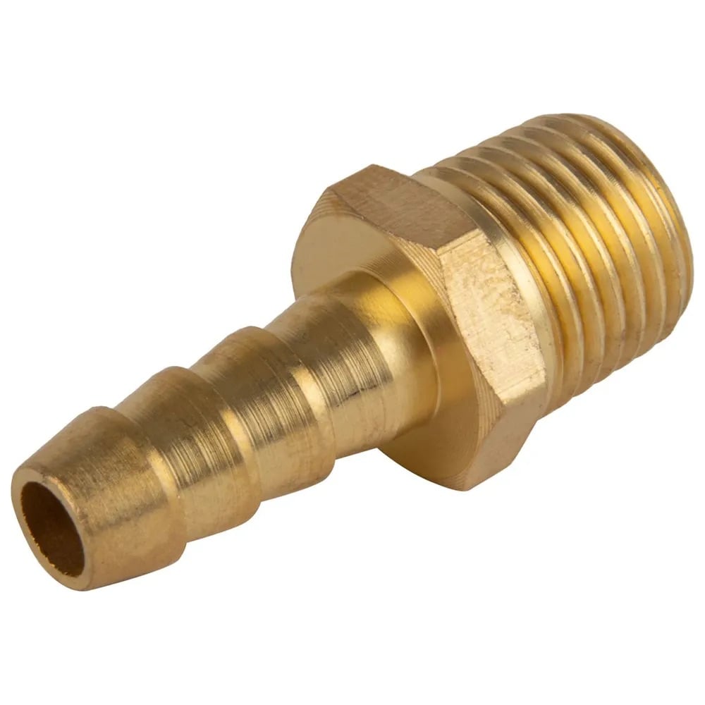 Изображение товара Пневматический штуцер елочка 1/4" 8 мм сталь Optimus OPT-72008HHM