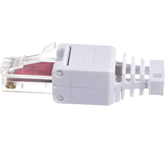 Изображение товара Полевой коннектор LANMASTER RJ-45 8P8C, категории 6 LAN-TMP-U6-WH
