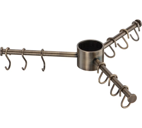 Изображение товара Вешалка с крючками (9шт) lemax, античная бронза STV360 AB