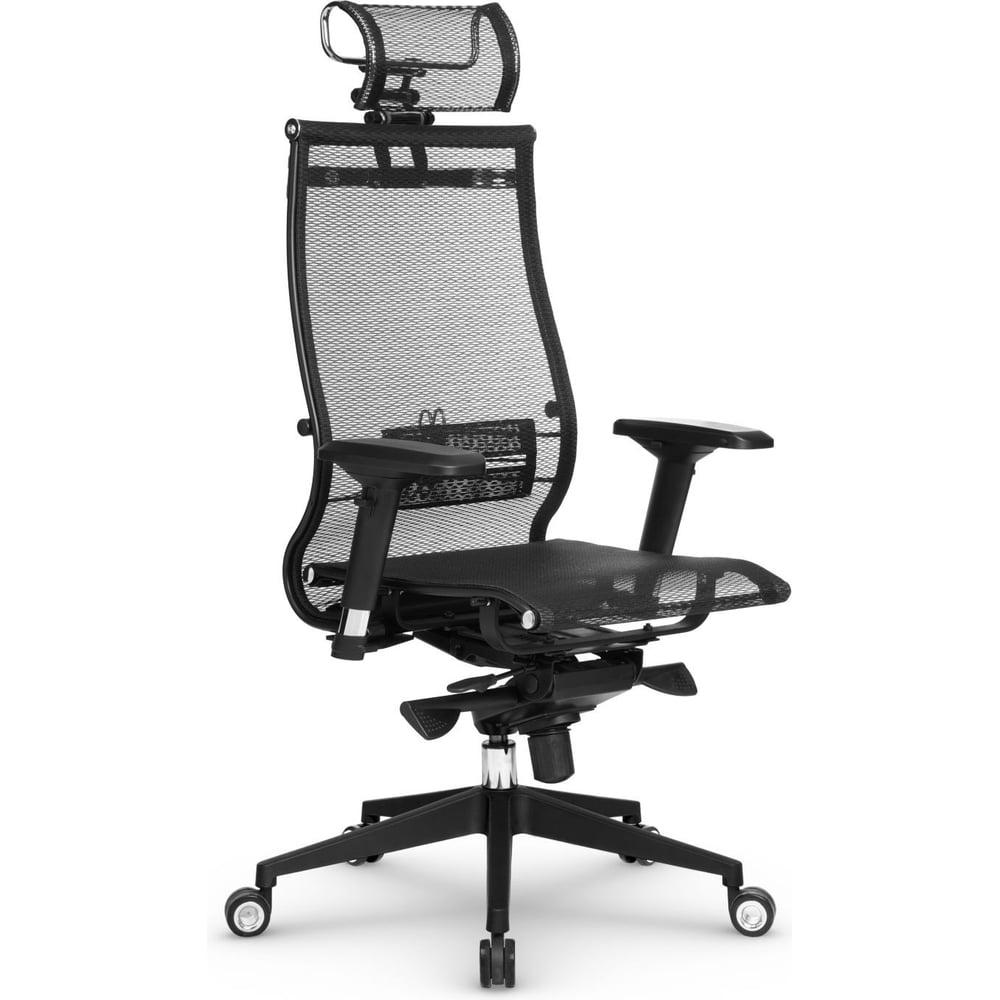 Изображение товара Офисное кресло Samurai Black Edition регулируемое с сеткой, современный дизайн