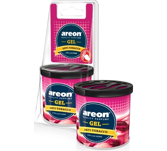 Изображение товара Ароматизатор Areon GEL CAN Blister Antitobacco GCB04