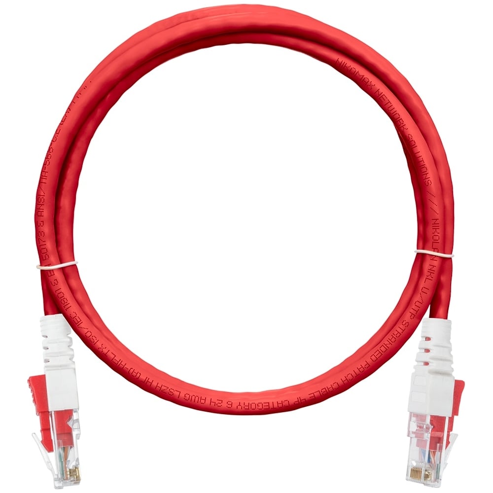 Изображение товара NIKOMAX патч-корд U/UTP 4 пары 6 категории 3 метра красный