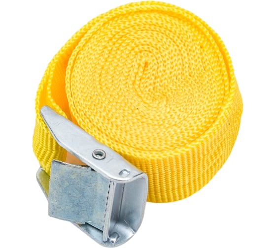 Изображение товара Стяжка для крепления груза DolleX 2.5 м х 25 мм, 0.7 т, с фиксатором, 2 шт. ST-252508