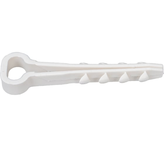 Изображение товара Дюбель-хомут IEK d5-8 мм нейл. бел. уп.100 шт. ИЭК UHH35-5-8-100