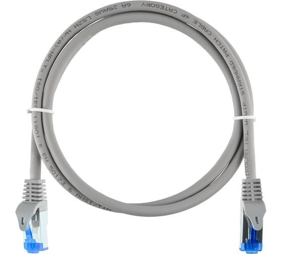 Изображение товара Шнур NIKOMAX, F/UTP 4 пары, категория 6, 7х0,150 мм, светло-серый, 3 м NMC-PC4SE55B-ES-030-C-GY