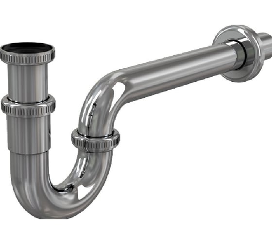 Изображение товара Сифон для биде Alcadrain A45E диам.32, металл 00022276