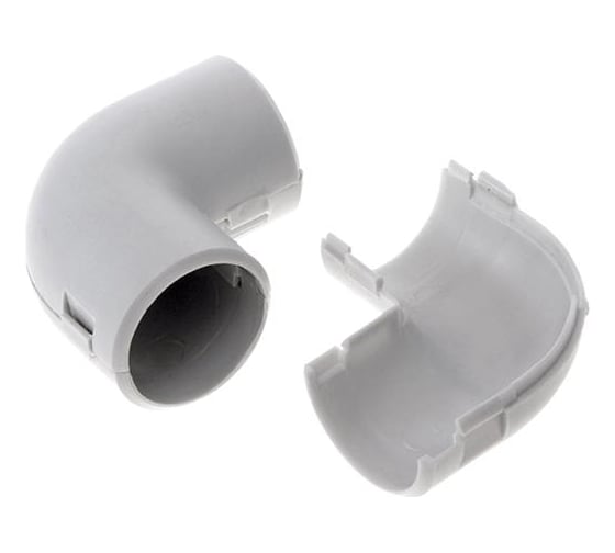 Изображение товара Разборный угловой соединитель Промрукав, д16 безгалогенный HF атмосферостойкий серый 100 шт PR13.0360