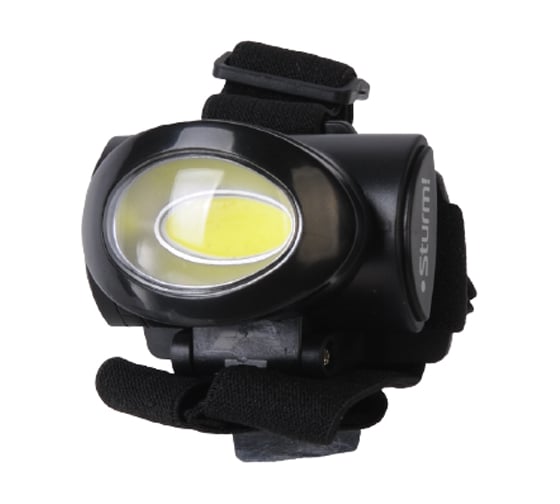 Изображение товара Налобный фонарь Sturm COB светодиод, 3 режима, 140лм 4051-02-140