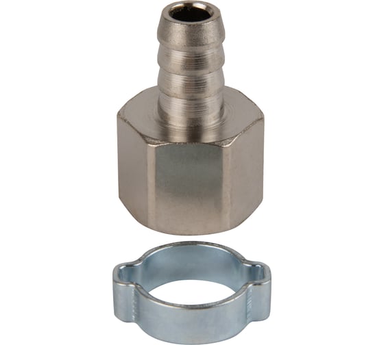 Изображение товара Штуцер пневматический елочка с обжимным кольцом, внутренняя резьба 1/2", 12 мм Optimus OPT-74012HF