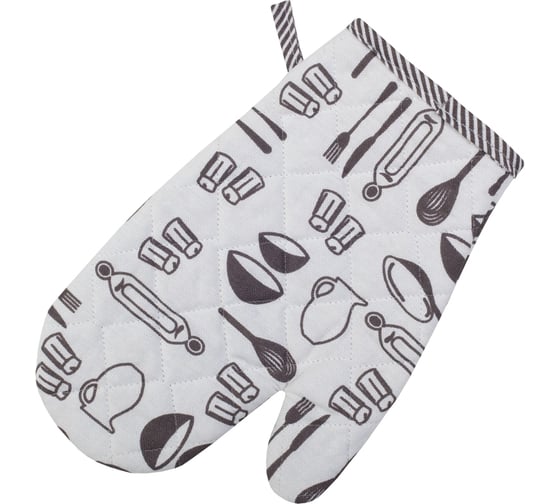 Изображение товара Варежка-прихватка Guten Morgen рогожка, Лофт, набор 18x30 см ВР-Лф-18х30