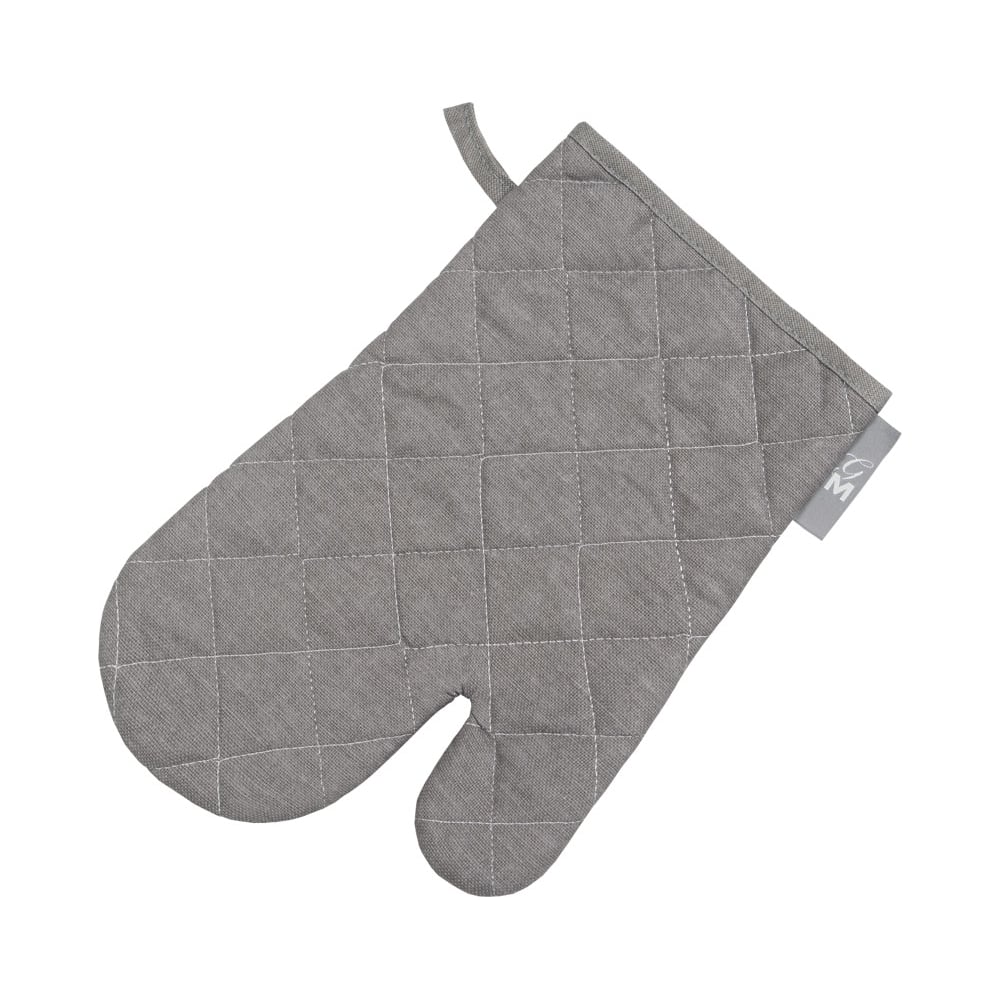 Изображение товара Варежка-прихватка Guten Morgen рогожка серый 18x30 см