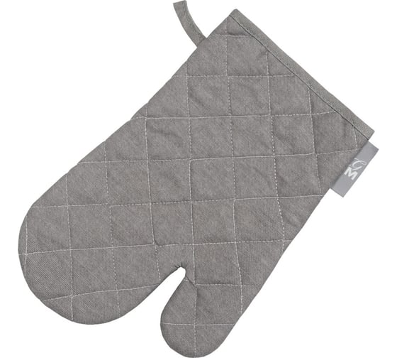 Изображение товара Варежка-прихватка Guten Morgen рогожка, серый 18x30 см ВР-СЕР-18-30