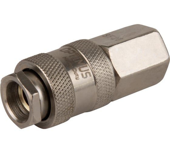 Изображение товара Соединение быстросъемное пневматическое с внутренней резьбой 1/4" Optimus OPT-720SFA