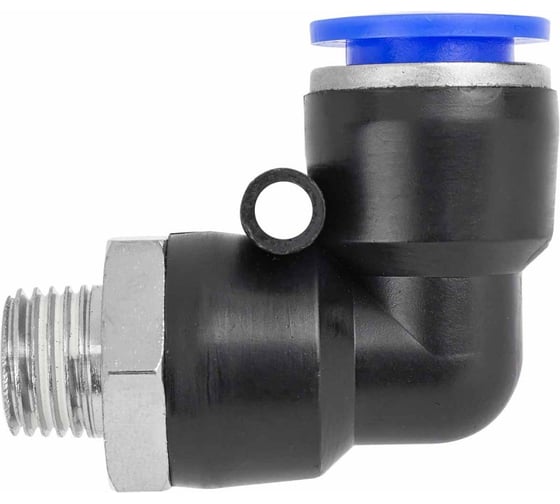 Изображение товара Фитинг угловой для пластиковых трубок 12 мм с наружной резьбой 1/4 Forsage F-SPL12-02(59407)