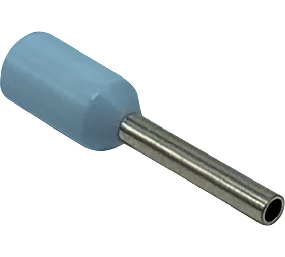 Изображение товара Штыревой втулочный изолированный наконечник KLR KTE 0.25-6 0.25мм2/L=6мм/Светло-синий 1002560
