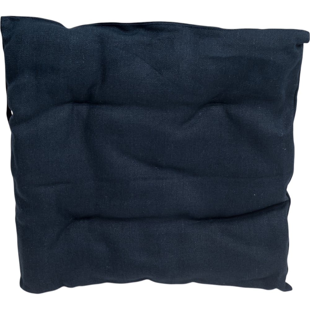 Изображение товара Сидушка на стул Этель Минималистичный дизайн 42x42 см синий лен