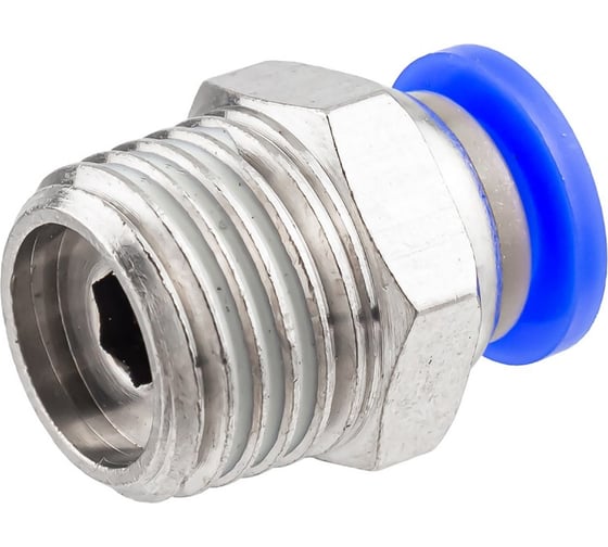 Изображение товара Фитинг для пластиковых трубок 6 мм с наружной резьбой 1/4 Forsage F-SPC06-02(59366)