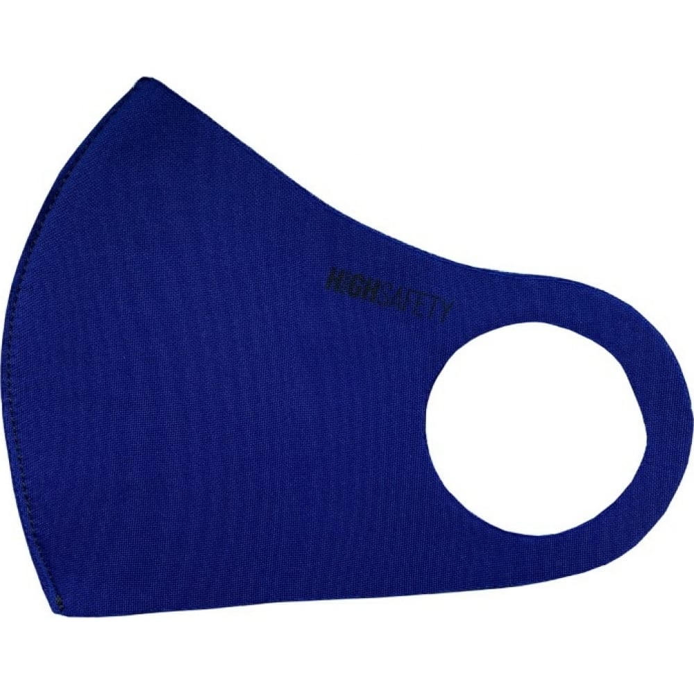 Многоразовая неопреновая защитная маска HIGH SAFETY, цвет синий