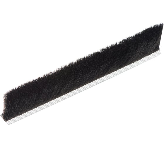 Изображение товара Щеточный уплотнитель Mebax 7х12 черный, в пакете, 6 м 00-00001437