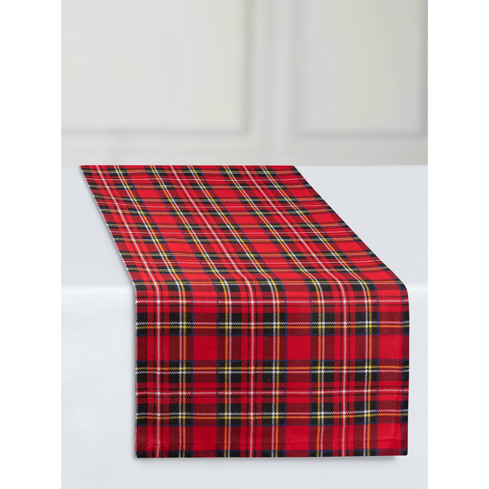 Изображение товара Дорожка столовая Guten Morgen рогожка Клетка Шотландка 40x140 см