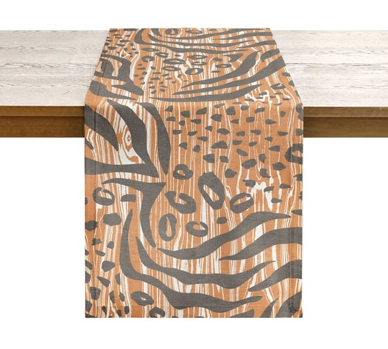 Изображение товара Дорожка столовая Guten Morgen рогожка, Тигровый 40x140 см ДС-Тигр-40-140