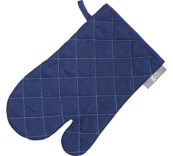 Изображение товара Варежка-прихватка Guten Morgen Рогожка, Цвет: Синий (18x30 см) ВР-СИН-18-30