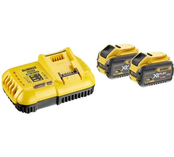 Изображение товара Зарядное устройство Dewalt DCB118 + аккумуляторы 9Ач DCB547 DCB118X2-QW