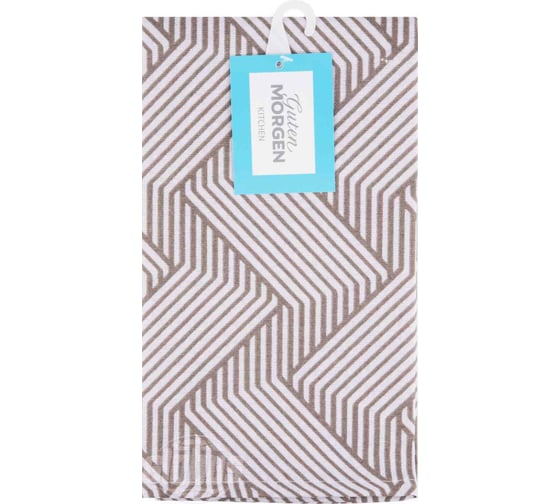 Изображение товара Набор полотенец Guten Morgen Рогожка, Blossom бежевый, наб.+гл.кр. (45x60 см (2 шт.)) НПр-блбеж-45-60-2