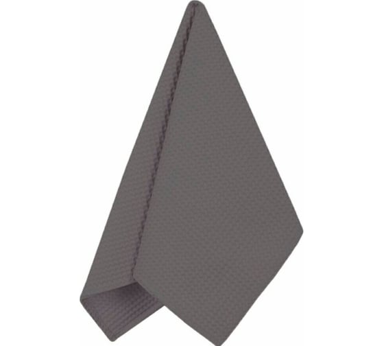 Изображение товара Полотенце Guten Morgen Вафельное полотно, 240 гр/м2, Люкс, рис.986, Графит (40x70 см) ПВЛгр-40-70