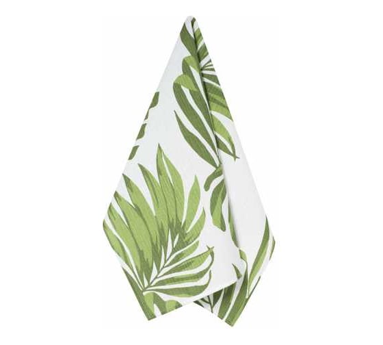 Изображение товара Полотенце Guten Morgen Рогожка, Листья, наб. (45x60 см) Пр-Лс-45-60