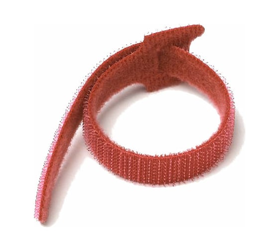 Изображение товара Хомут-липучка LANMASTER 210 мм, 20 шт., красный LAN-VCM210-RD