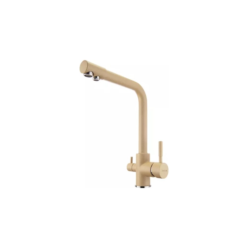 Изображение товара Смеситель для кухни AQUATON РУАН с переключателем на фильтр, латте 00053078