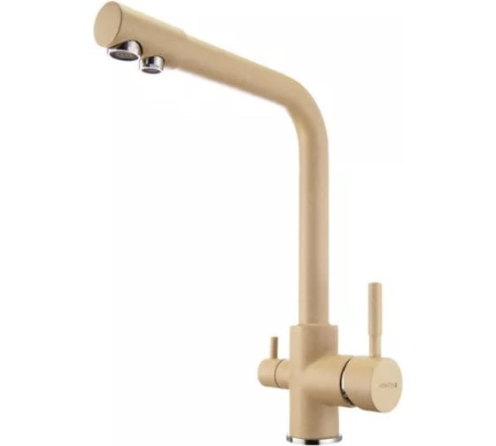 Изображение товара Смеситель для кухни AQUATON РУАН с переключателем на фильтр, латте 00053078