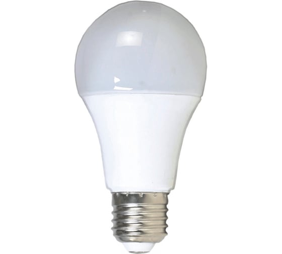 Изображение товара Лампа Вымпел, А60, Е27, 7Вт, теплый свет, корпус - алюминий/пластик 9003