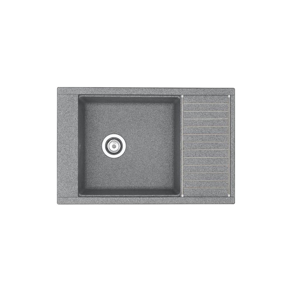 Изображение товара Кухонная мойка AQUATON Делия 78 Серая