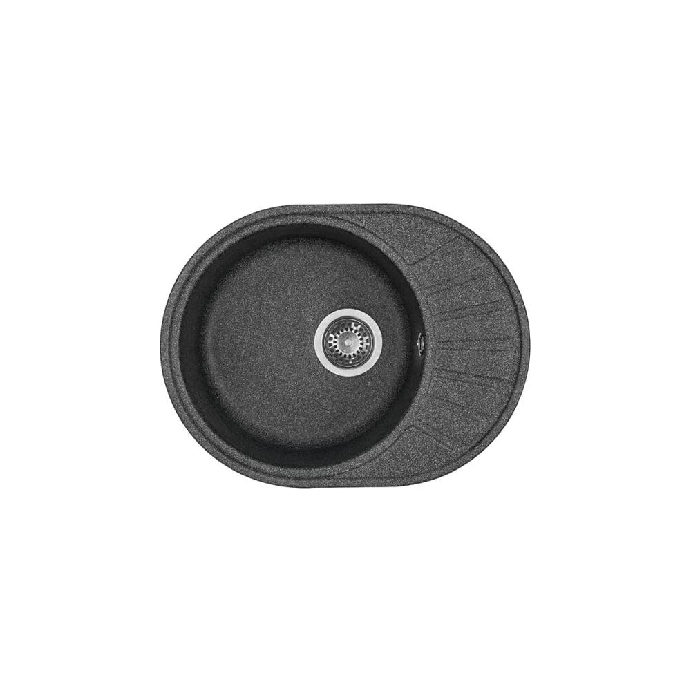 Изображение товара Кухонная мойка AQUATON Чезана графит, 568х437х191 мм