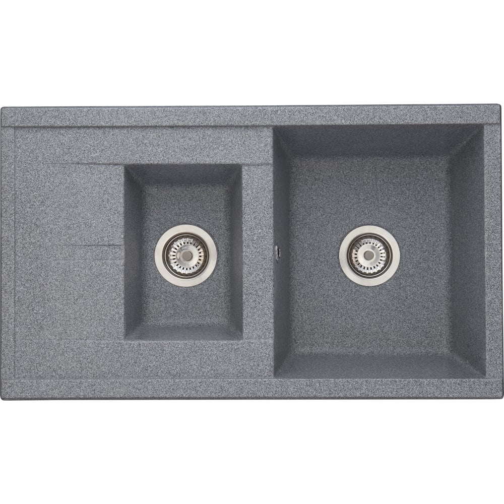 Кухонная Мойка AQUATON Делия 87 Серая NEW 00056160 1A716232DE230