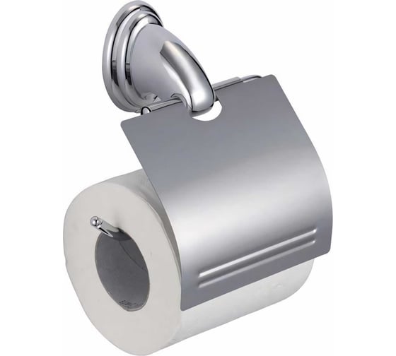 Изображение товара Держатель для туалетной бумаги G-teq с крышкой, металл, хром 240310 20.00