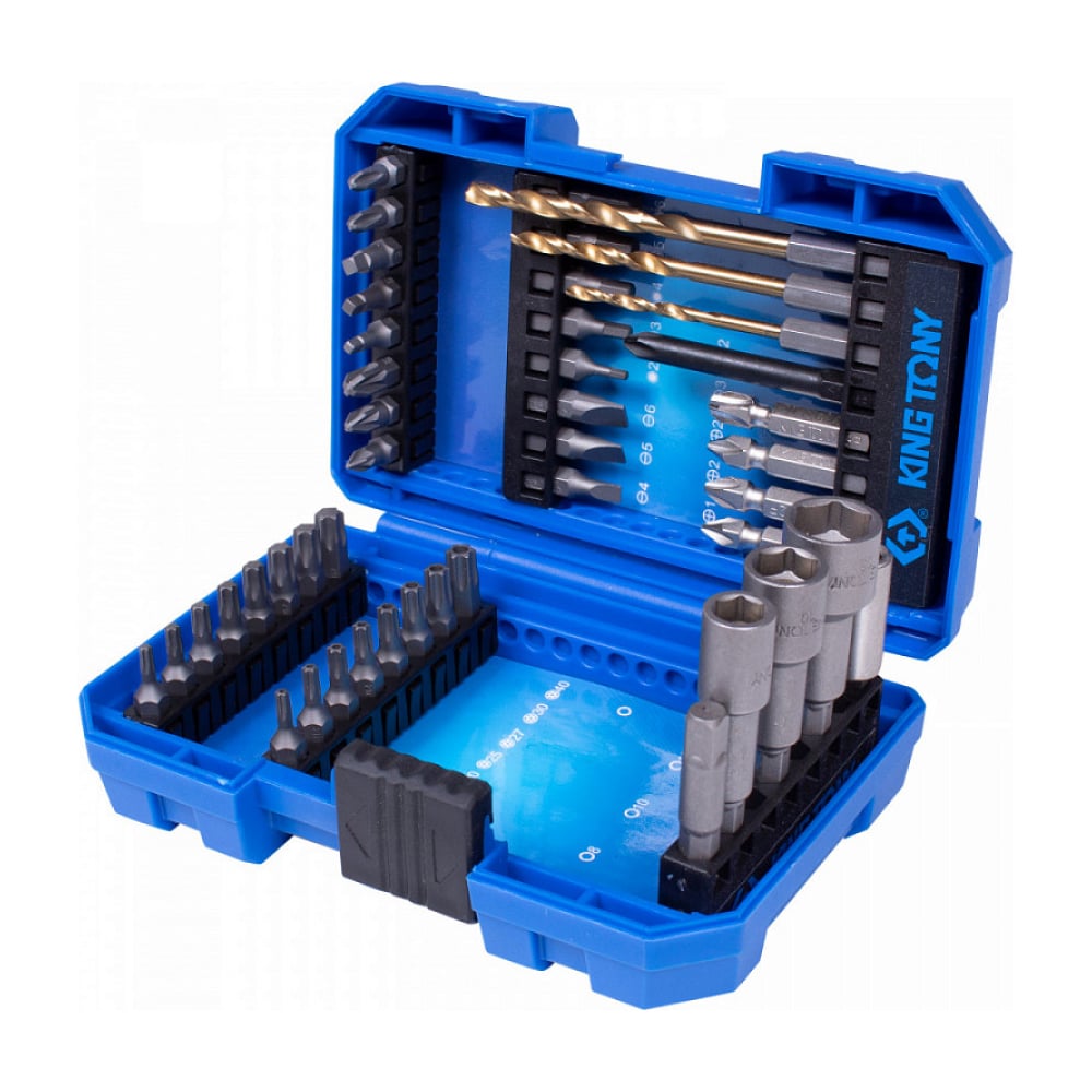 Изображение товара Набор инструментов 45 предметов KING TONY 1045MR для шуруповерта