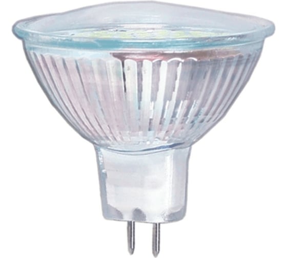 Изображение товара Лампа Вымпел, MR16, GU5,3, 4Вт, теплый свет, стеклянный корпус 9018